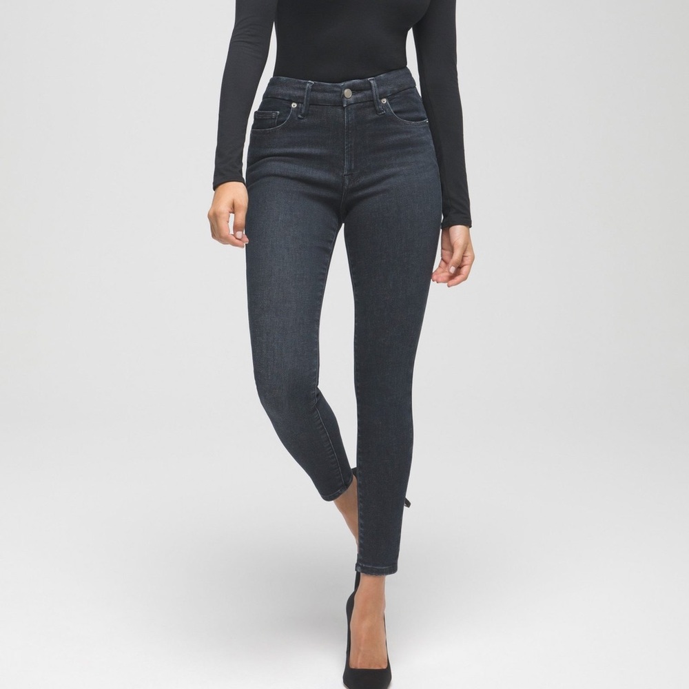 👖 NEW! Good American Always Fits Jeans Blue 002
